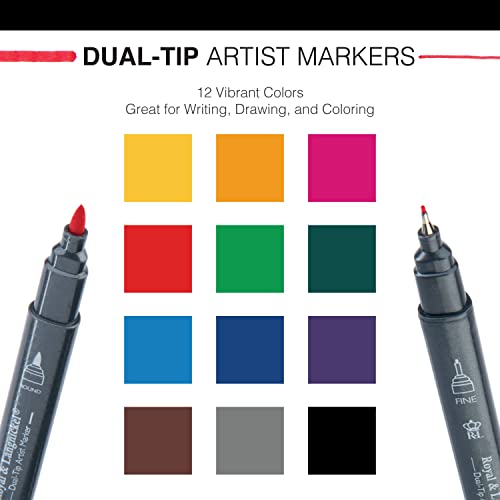 Royal & Langnickel Dual-Tip Markers