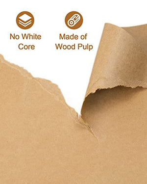 Kraft Cardstock Paper 150 Sheets, 250 GSM Brown Cardstock 8.5 X 11 Inches Card Stock Printer Paper for DIY Crafts, Cricut, Scrapbooking, Card Making