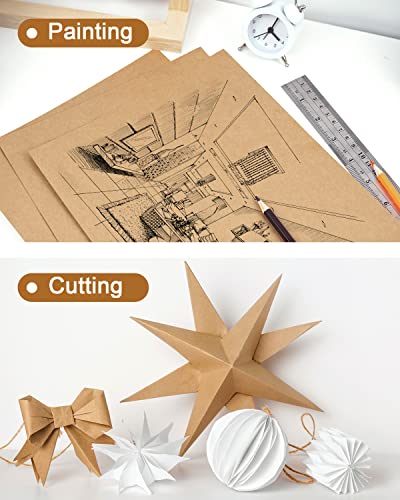 Kraft Cardstock Paper 150 Sheets