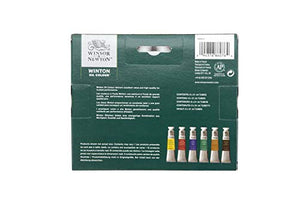 Winsor & Newton Winton Oil Color Paint, Intro Set, 6 x 21ml Tubes, Multicolor, 0.73 Fl Oz (Pack of 6)