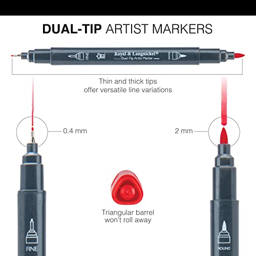 Royal & Langnickel Dual-Tip Markers