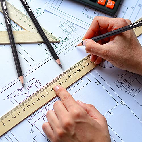 PANDAFLY Professional Drawing Sketching Pencil Set