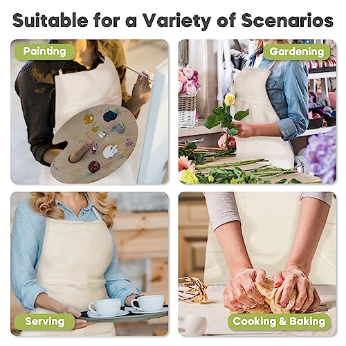 conda 100% Cotton Canvas Professional Bib Apron