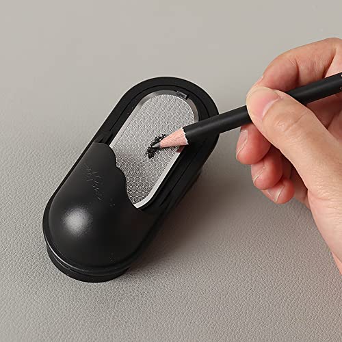 Xirrhur Charcoal Pencil Sharpener Clip-On Artist Lead Sandpaper