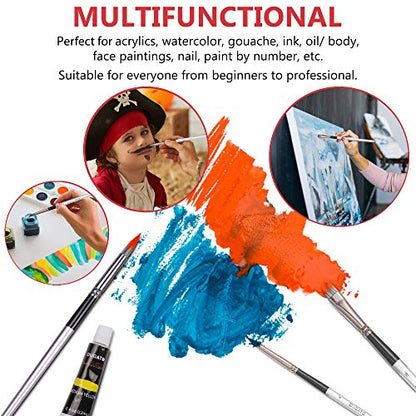 DUGATO 24pcs Paint Brush Set