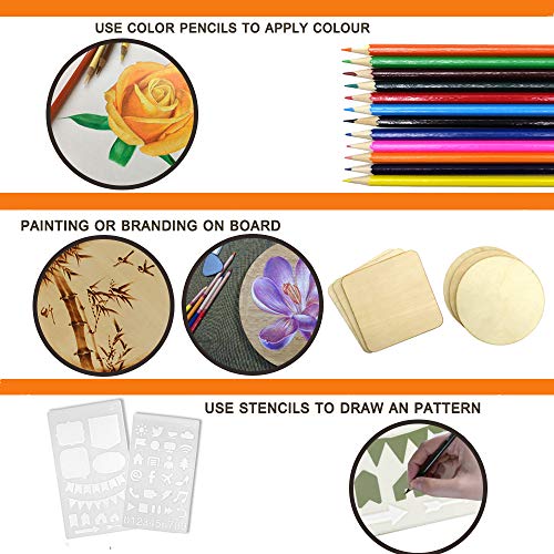 Wood Burning Kit, 110 Pieces Wood Burning Tool