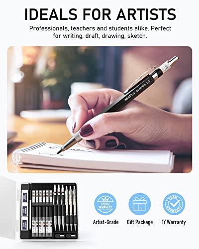 Nicpro 6PCS Art Mechanical Pencils Set