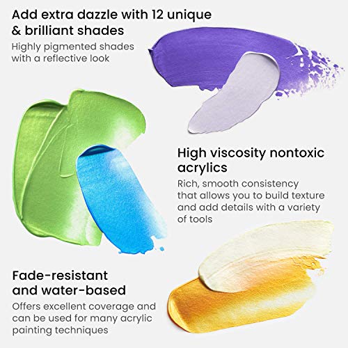 ARTEZA Metallic Acrylic Paint