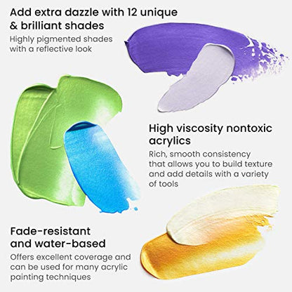 ARTEZA Metallic Acrylic Paint