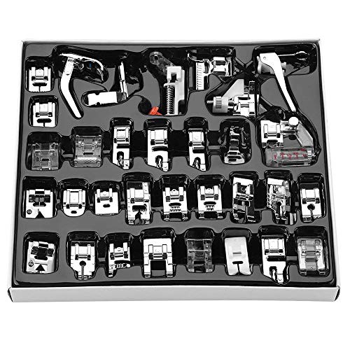 Presser Foot Set 42Pcs, Sewing Machine Presser Feet Kit Accessories with  Manual for Brother, Babylock, Singer, Elna, Toyota, New Home, Simplicity,  Necchi, Kenmore Low Shank Machines