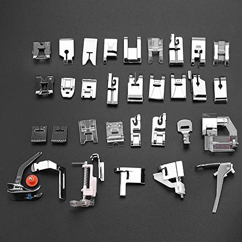 Sewing Machine Presser Foot Feet Kit Set,Fits for Brother