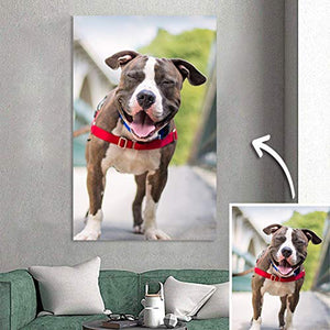 Jianchuang Canvas Prints Custom Your Photos Pictures On Canvas ,Personalized Canvas Wall Art Ready to Hang (8x6 in), Study Room