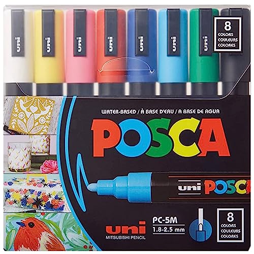8 Posca Paint Markers