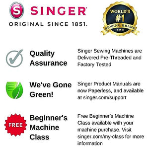 SINGER HD6380 Sewing Machine, Grey