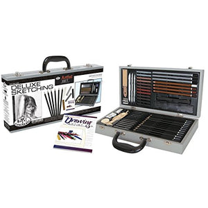 Royal & Langnickel RSET-SKET2000 Wooden Box Sketching Art Set, Multicolor