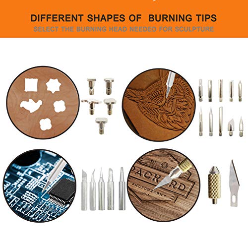 Wood Burning Kit, 110 Pieces Wood Burning Tool