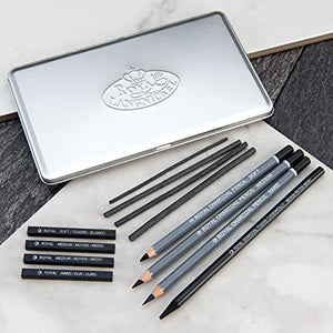 Royal & Langnickel RSET-ART2503 Small Tin Charcoal Drawing Art Set