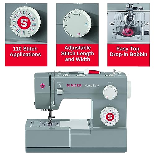 SINGER HD6380 Sewing Machine, Grey