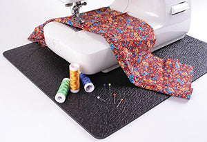 Stay-In-Place Machine Mat - 15" x 18" - Calms Vibration and Dampens Noise. Great for Sewing Machines and Sergers. Made In USA.