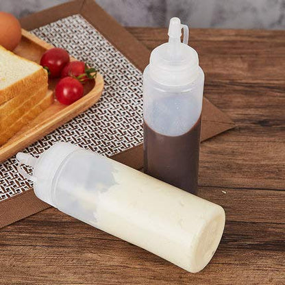Bekith 12 pack 12 Oz Plastic Squeeze Condiment Bottles