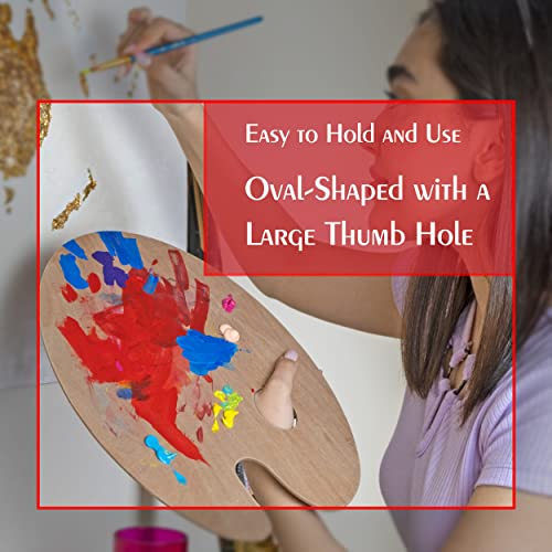 Mr. Pen- Wooden Paint Palette