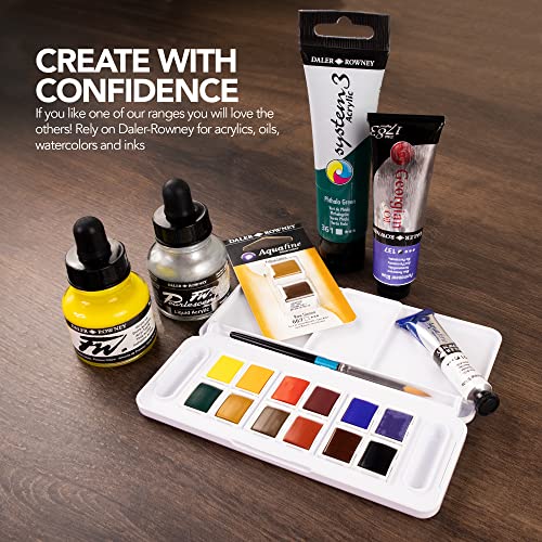 Daler-Rowney FW Acrylic Ink Bottle 6-Color Neon Set