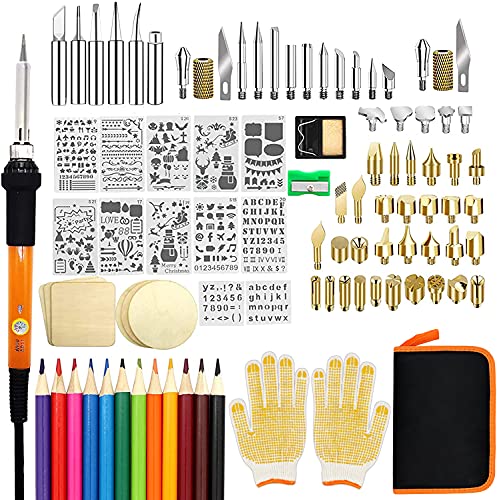 Wood Burning Kit, 110 Pieces Wood Burning Tool