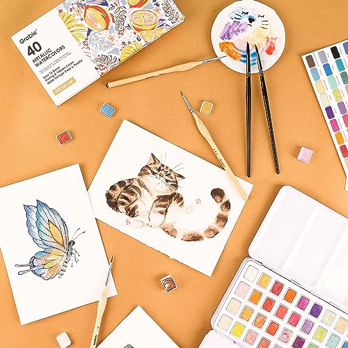 Grabie Metallic Watercolor Paint Set