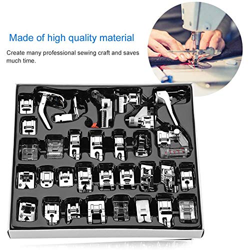 Sewing Machine Presser Foot Feet Kit Set,Fits for Brother