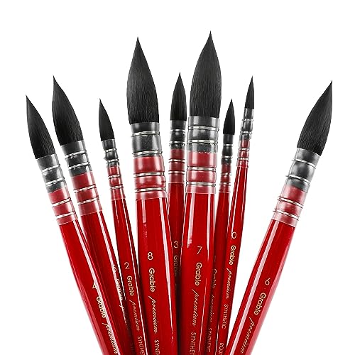 Grabie Professional Watercolor Paint Brushes