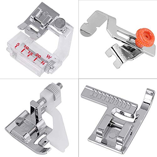 Sewing Machine Presser Foot Feet Kit Set,Fits for Brother, Baby Lock, Singer, Elna, Toyota, New Home, Simplicity, Janome, Kenmore, and White Low Shank Sewing Machine (42pcs)