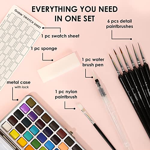 Grabie Watercolor Paint Set