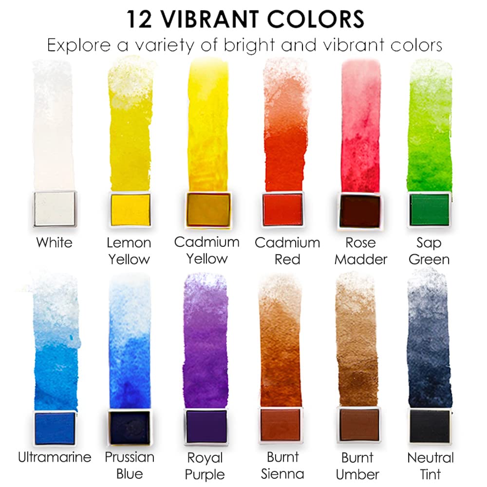 Grabie Travel Watercolor Paint Set