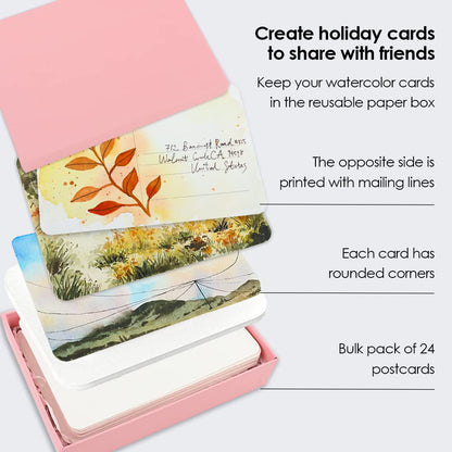 Grabie Watercolor Postcards