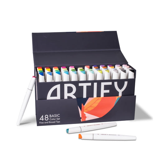 ARTIFY 48 Basic Colors Art Markers