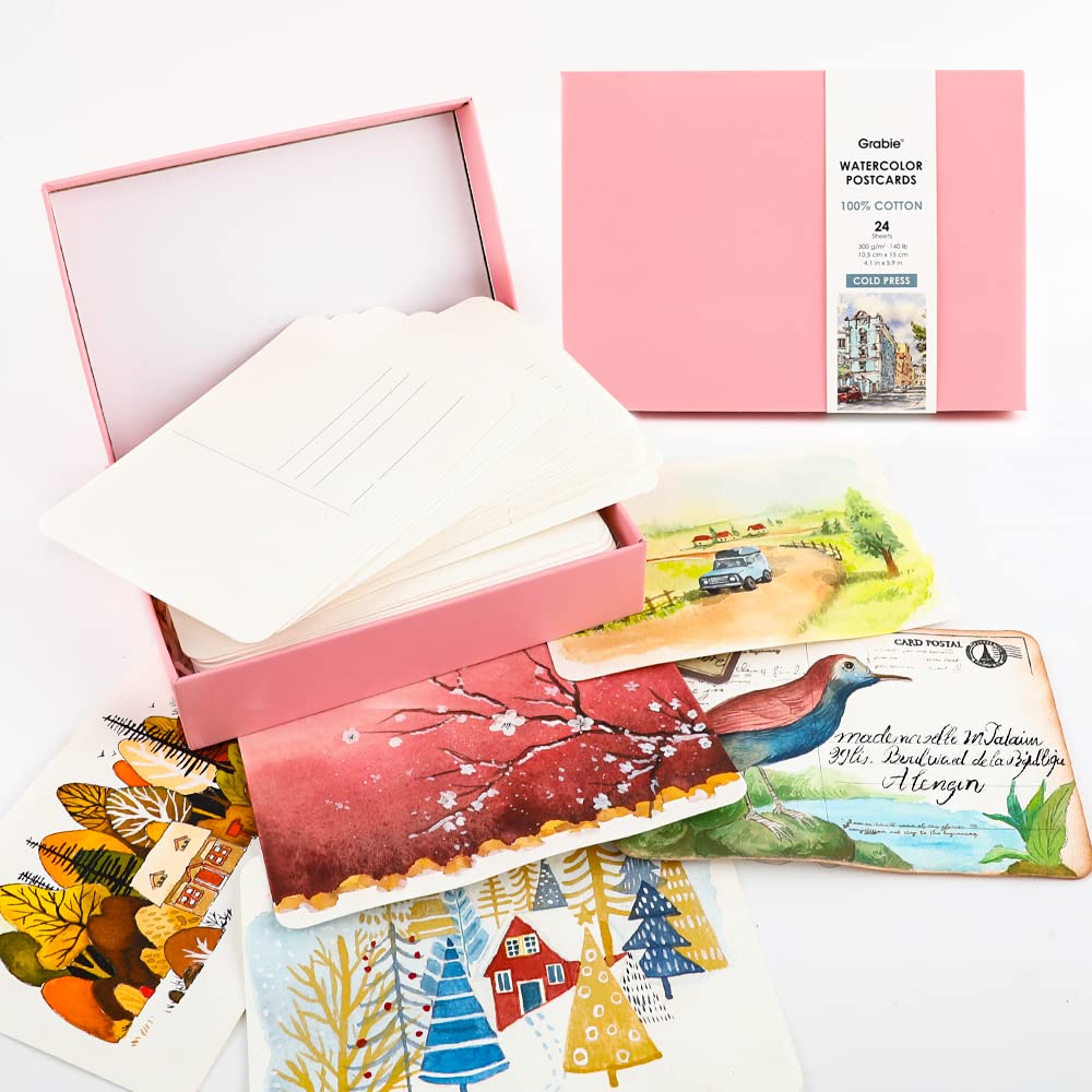 Grabie Watercolor Postcards