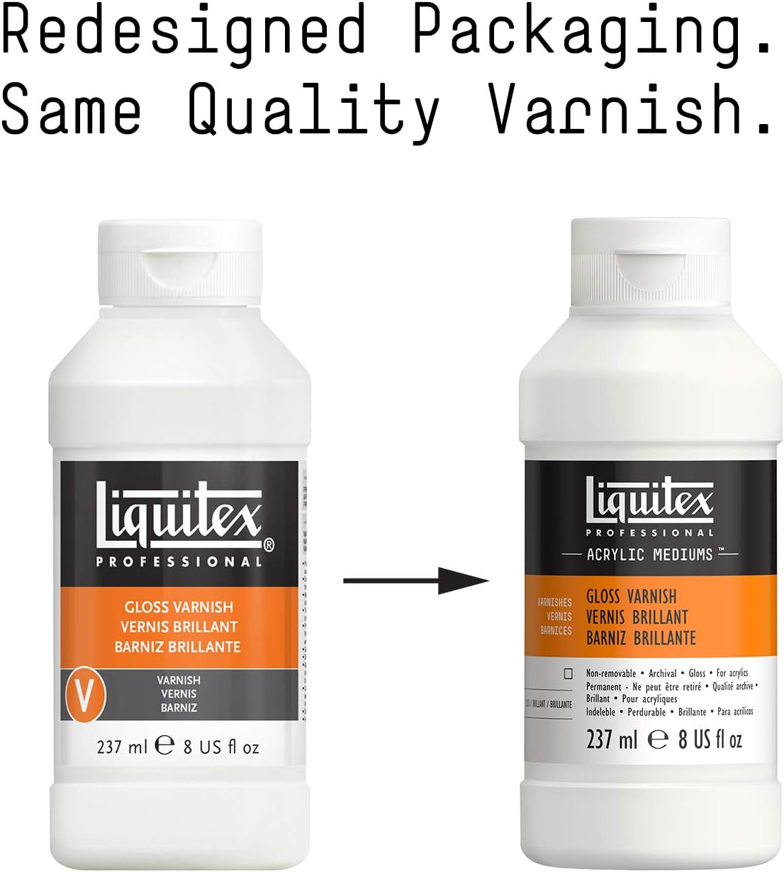 Liquitex Professional Gloss Varnish, 237ml (8-oz)