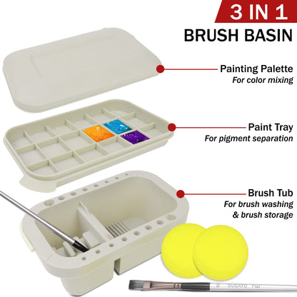 DUGATO Paint Brush Cleaner Washer