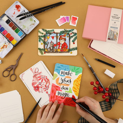 Grabie Watercolor Postcards