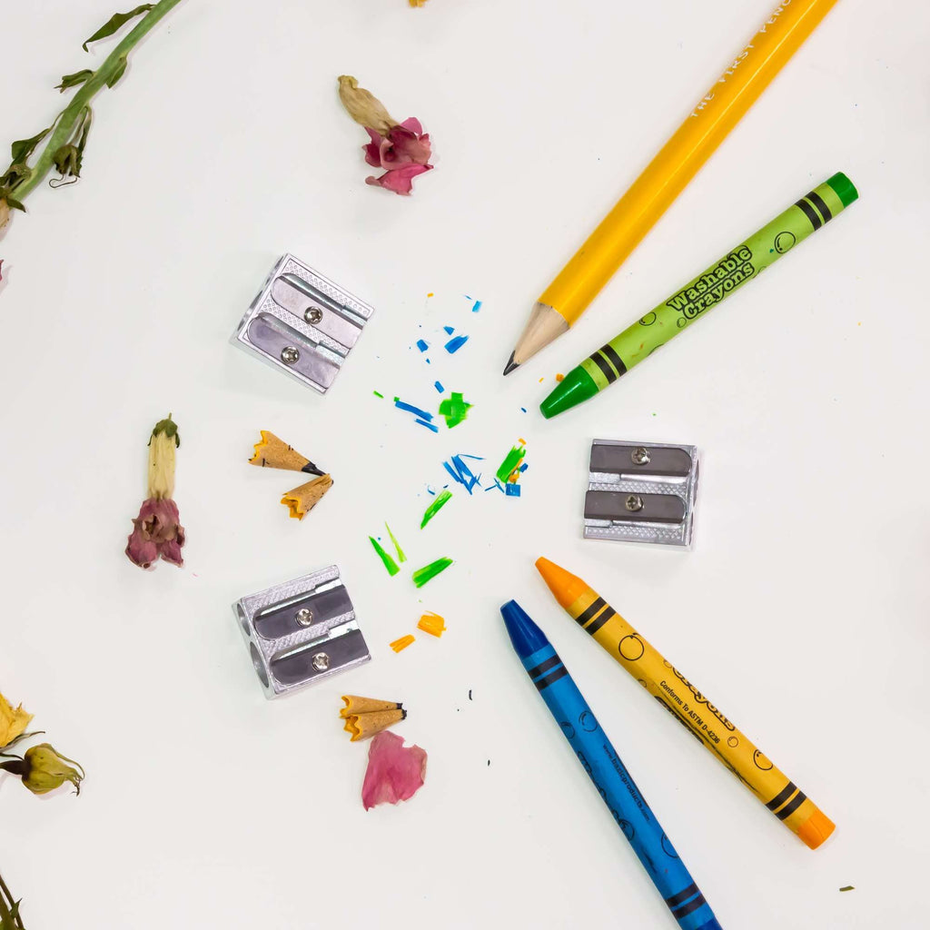 BAZIC 8 Round Sharpener with 2 Jumbo Dual Blade Sharpener