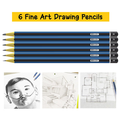 BAZIC Drawing Sketching Pencil Set