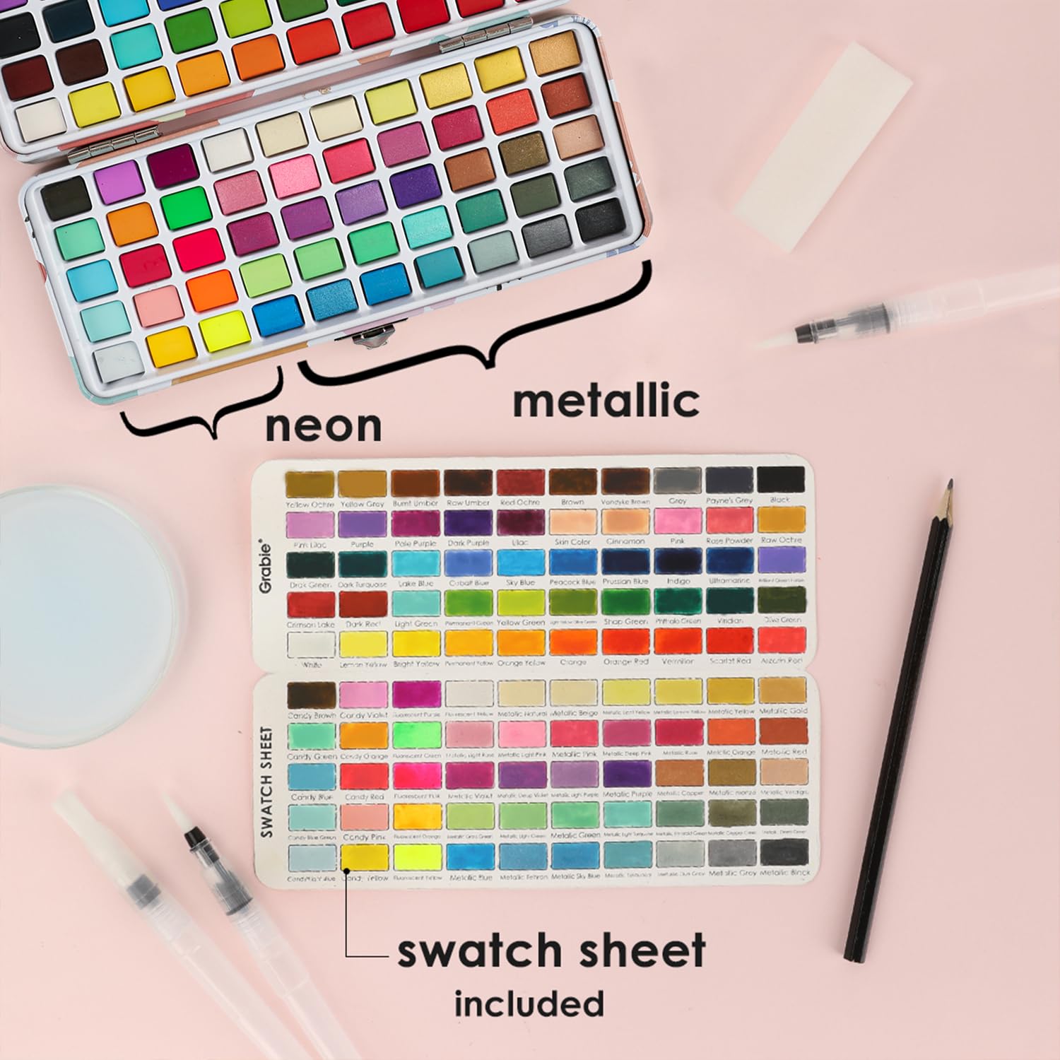 Grabie Watercolor Paint Set