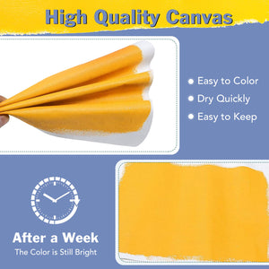 Stretched Canvases for Painting, 8PCS Multi Pack Canvas 3×5”, 5×7”, 8×10”, 10×12”(2 of Each), Acid-Free Wood Frame Blank Canvas, Art Canvas Pre Primed for Acrylic, Oil Painting, Tempera Paintings.
