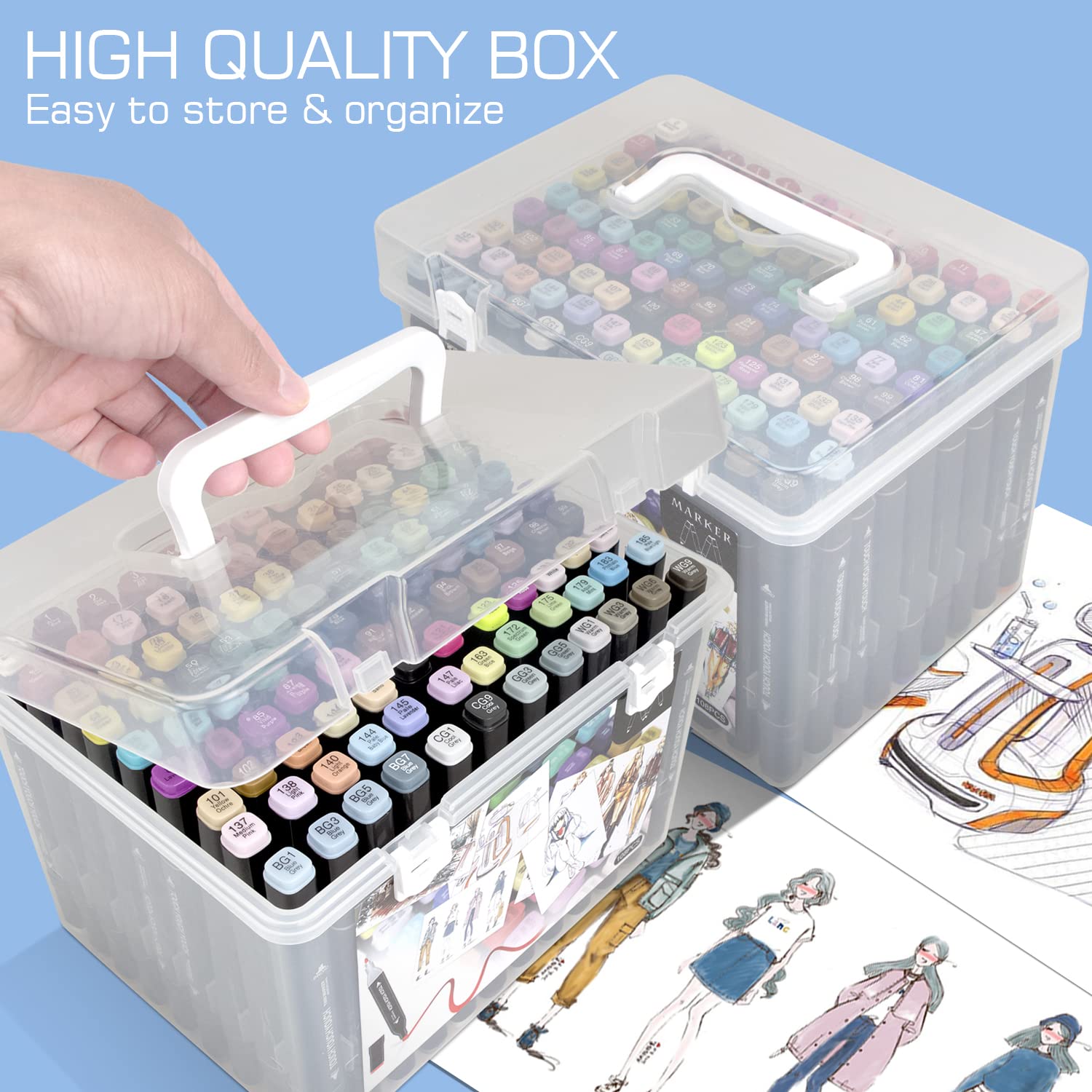 Tommax Markers 182pcs