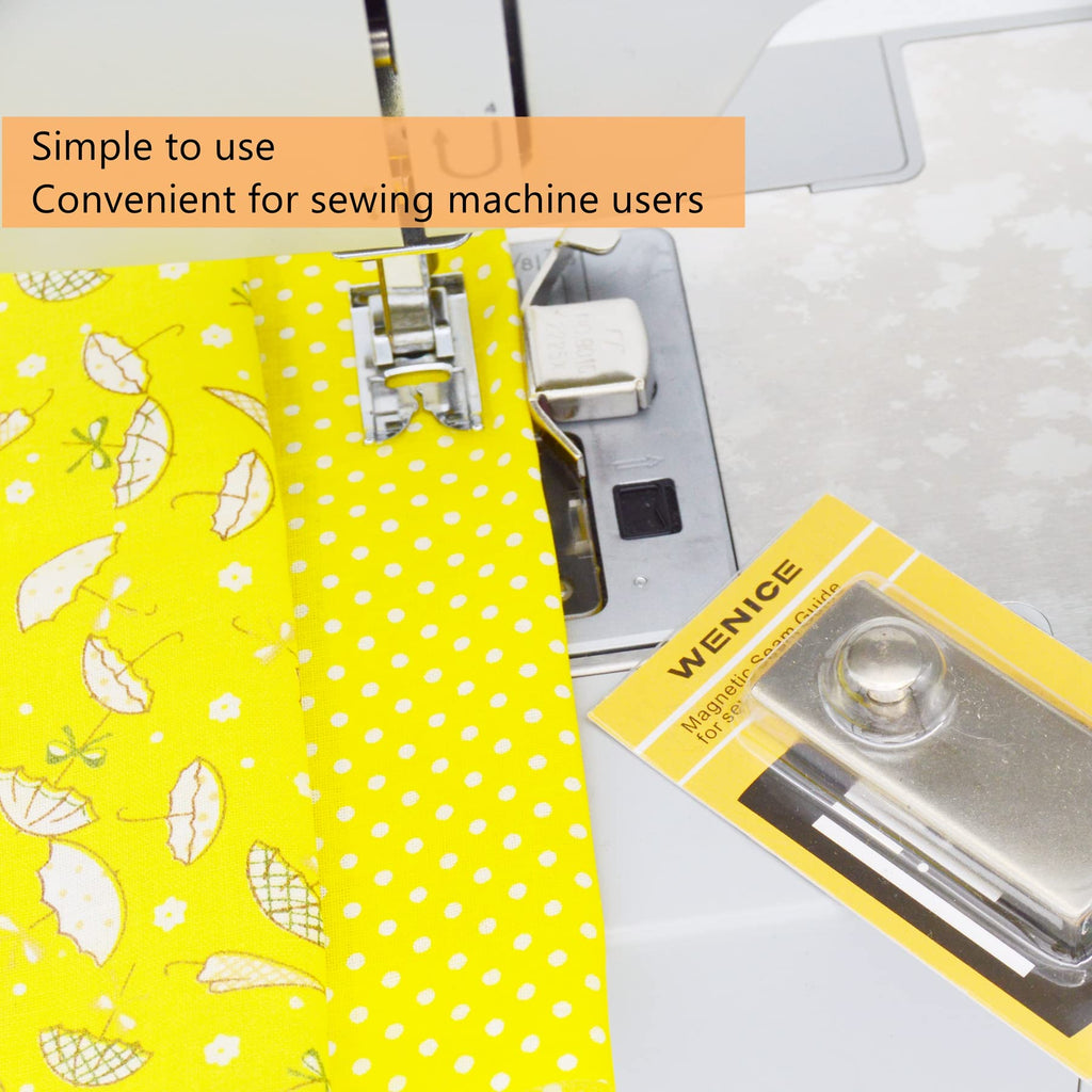 Magnetic Seam Guide for Sewing Machine