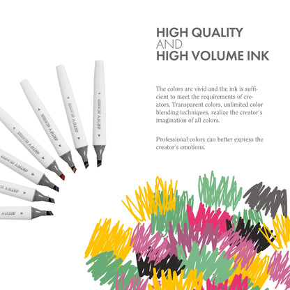 ARTIFY 48 Basic Colors Art Markers
