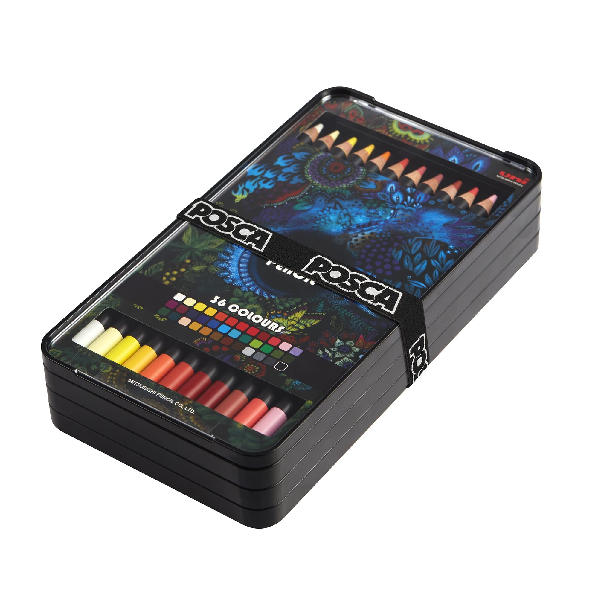 Posca Oil and Wax Coloring Pencils Art Set