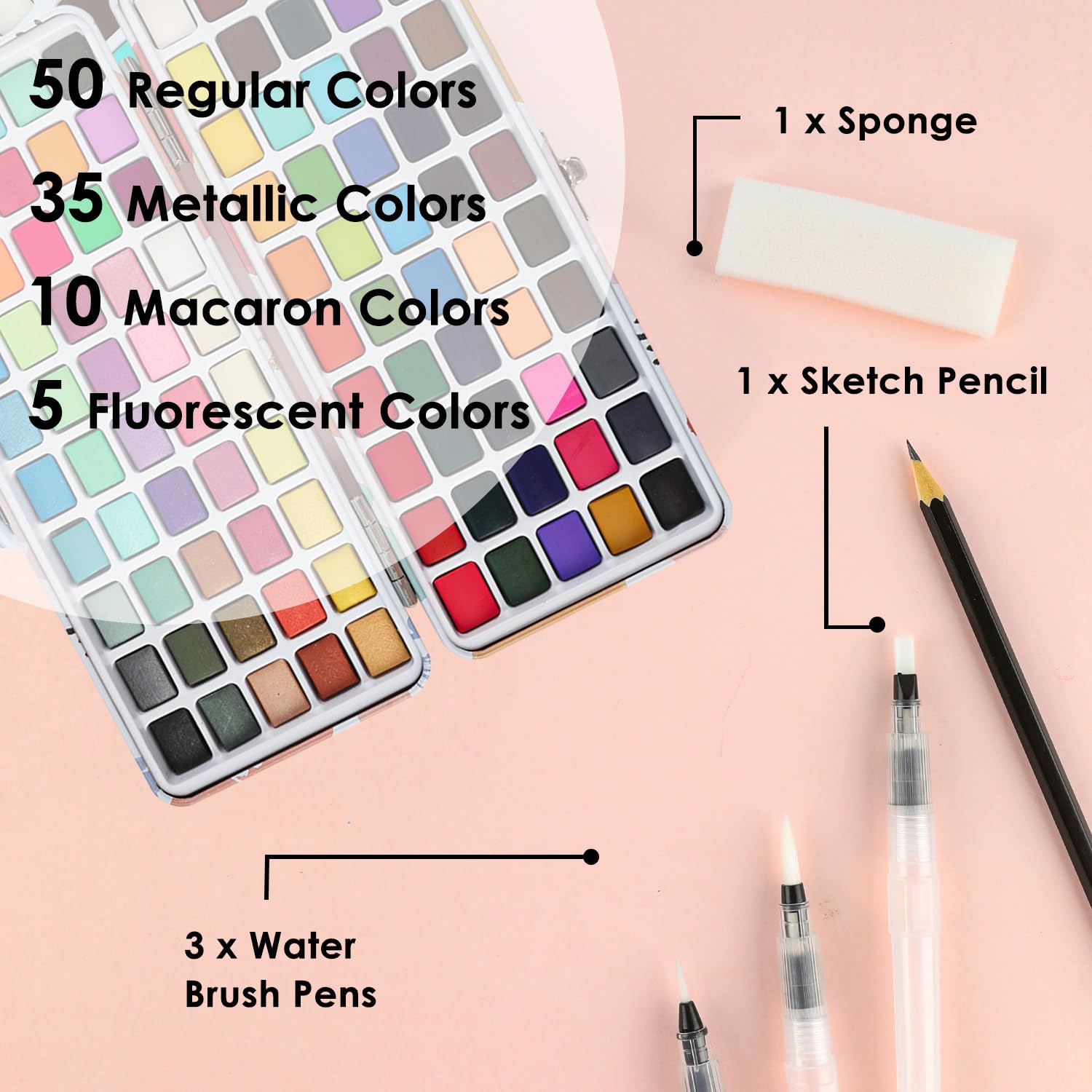 Grabie Watercolor Paint Set