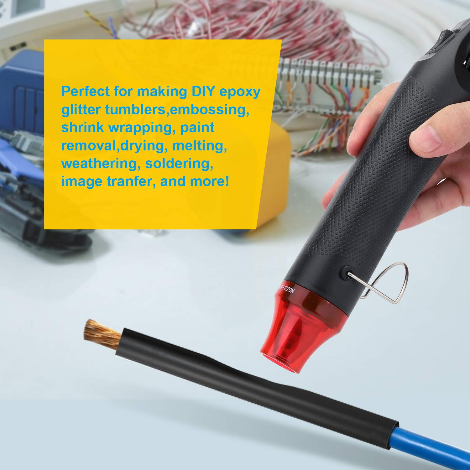 Heat Gun, Crafts Heating Tool Epoxy Resin Molds Silicone Embossing