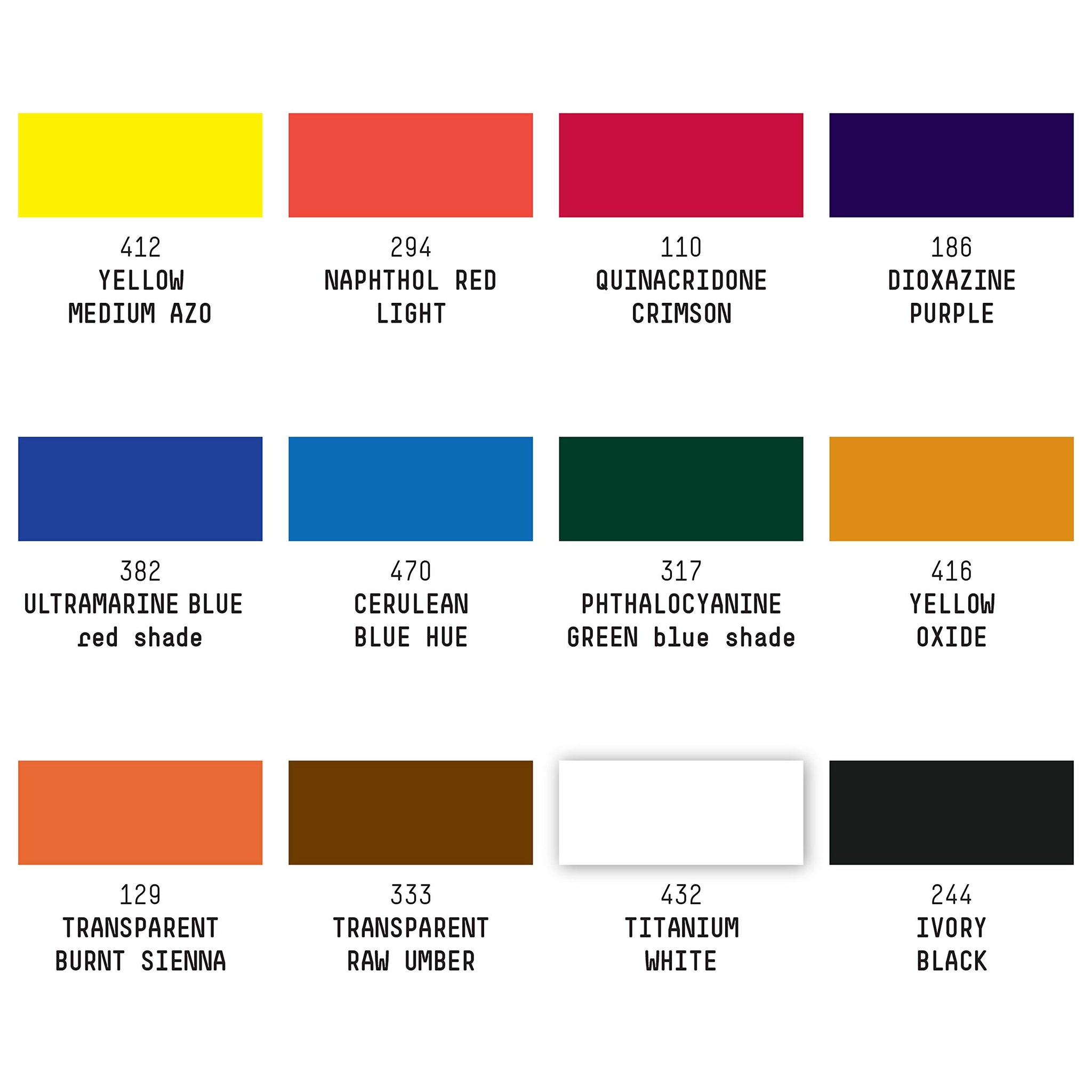 Liquitex Professional Heavy Body Acrylic Paint, 6 x 59ml (2-oz), Fluorescent Colors Set